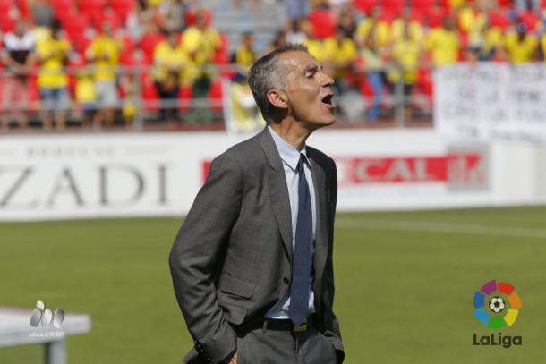 Terrazas quiere que el Mirandés siga en la buena línea de este inicio de Liga. | Foto: LFP