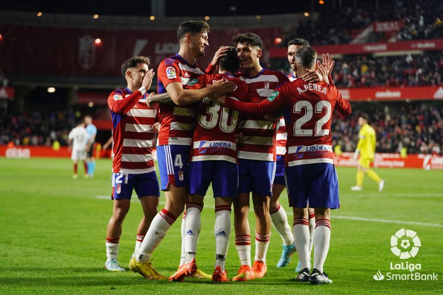El Granada goleó y disfrutó en un partido para el recuerdo | Foto: LaLiga Smartbank.