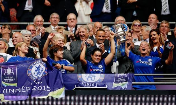 Chelsea also claimed FA Cup glory last season. | Image source: The Guardian
