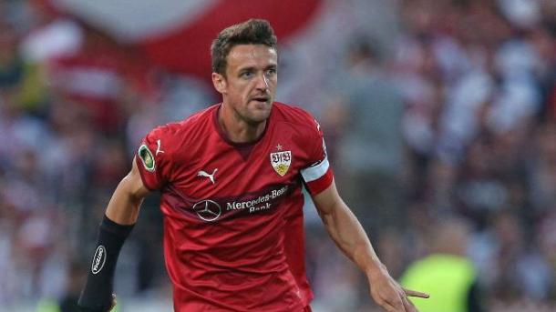 Gentner isn't going to let his club go down without a fight. | Image source: Bild.de