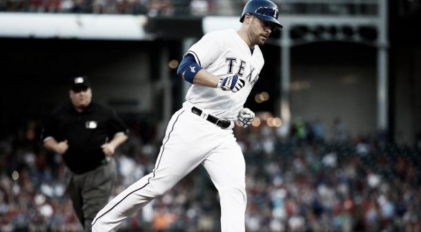 Chris Gimenez in action with the Texas Rangers | Tony Gutierrez - AP