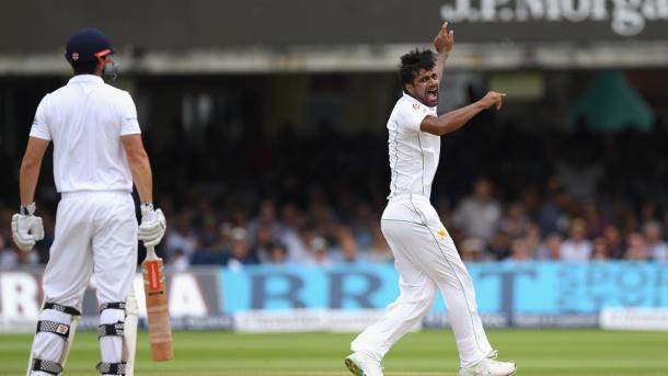 Pakistan celebrate. | Image source: Cricinfo