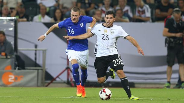 Kevin Volland played the full 90 minutes against Finland. | Photo: Bayer Leverkusen