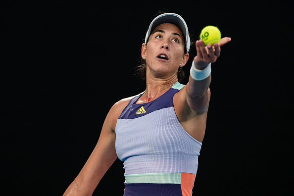 Muguruza in action during the third round (Photo: Chaz Neill)