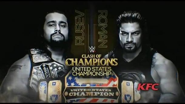 Can Rusev retain against Reigns? (image: youtube)