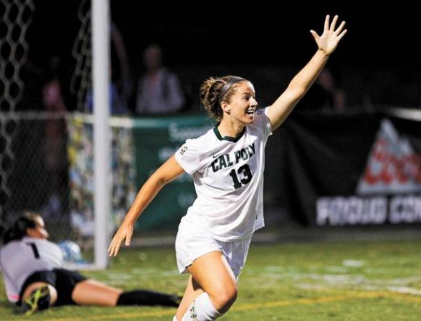 Can newly signed striker Elise Krieghoff be the remedy for the Boston Breakers goal drought. Photo provided by Joe Johnston-The Tribune.