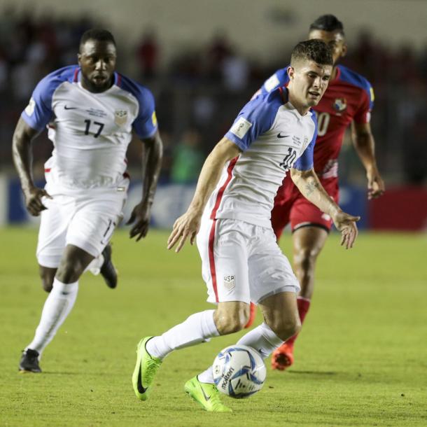 Christian Pulisic was the lone bright spot for the US Men's National Team in an otherwise dull night. | Photo: US Soccer