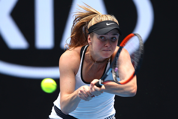 Elina Svitolina in action during her second round win over Julia Boserup (Getty/Cameron Spencer)