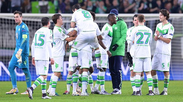 El Wolfsburgo se mete en octavos de la UCL por primera vez en su historia. Imagen: Getty Images