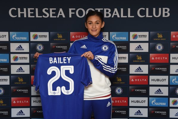 Jade Bailey adds depth to the team in midfield. (Photo: Chelsea LFC)