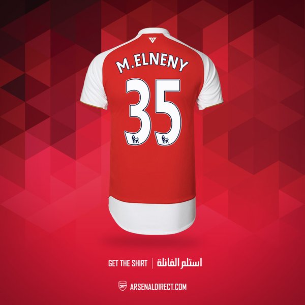 Elneny lucirá el número 35 | Foto: Arsenal
