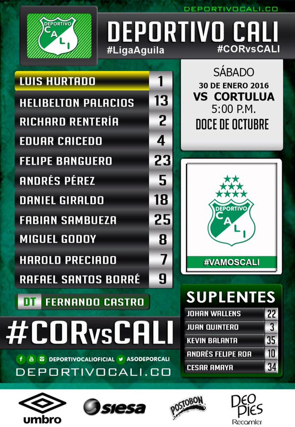 Foto: @AsoDeporCali