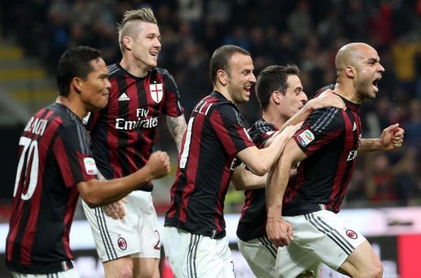 Alex dopo il gol alla Juventus. Fonte: Ansa.