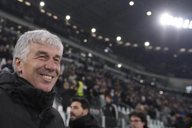 Gasperini è l'artefice della rinascita dell'Atalanta nel secondo tempo. Foto: SportMediaset