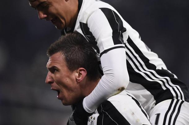 Dybala e Mandzukic sono gli artefici delle prime due reti della Juve. Foto: SportMediaset