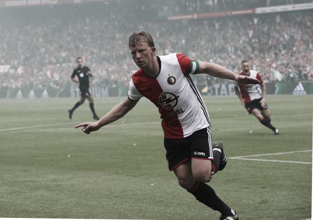 Kuyt celebrando uno de los goles    Foto: Feyenoord.nl