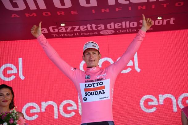 Greipel de rosa | Foto: Giro de Italia
