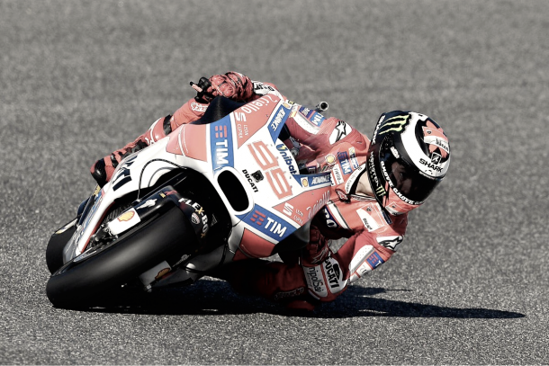 Jorge Lorenzo durante la carrera / Foto: Ducati Motor Twitter