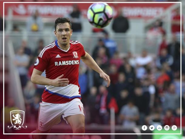 Stuart Downing in azione. | Fonte: twitter.com/Boro