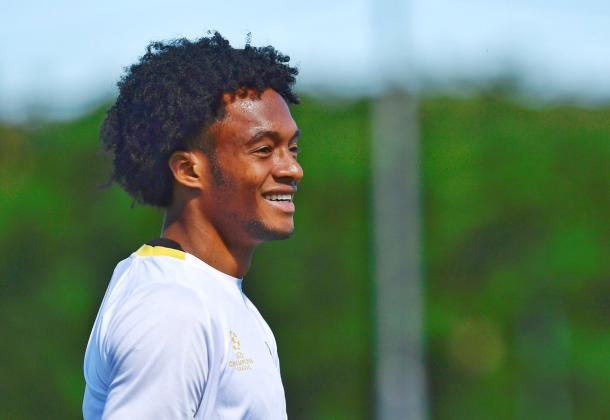 Juan Cuadrado partirà dalla panchina questa sera. Foto: Twitter