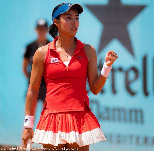 Wang Qiang failed to take advantage of her leads today | Photo: Jimmie48 Tennis Photography