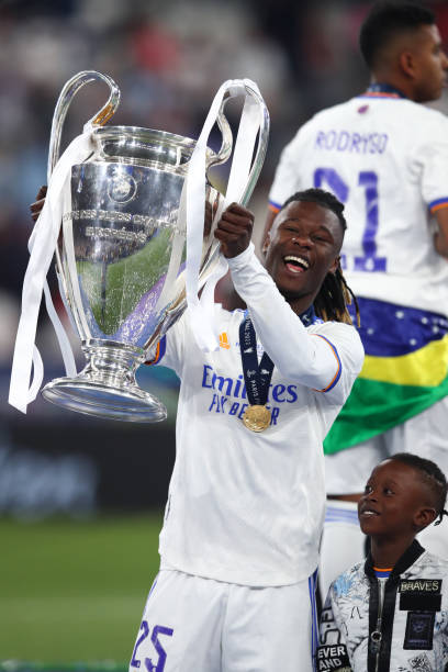 Camavinga levantando la Champions I Imagen: Getty Images