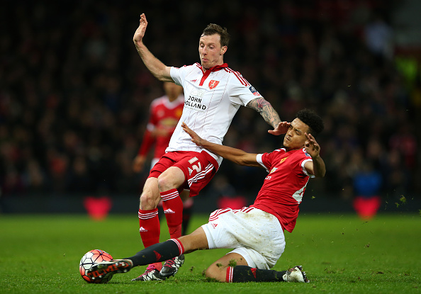 Borthwick-Jackson slides in perfectly against Sheffield United | Photo: Alex Livesey/Getty Images