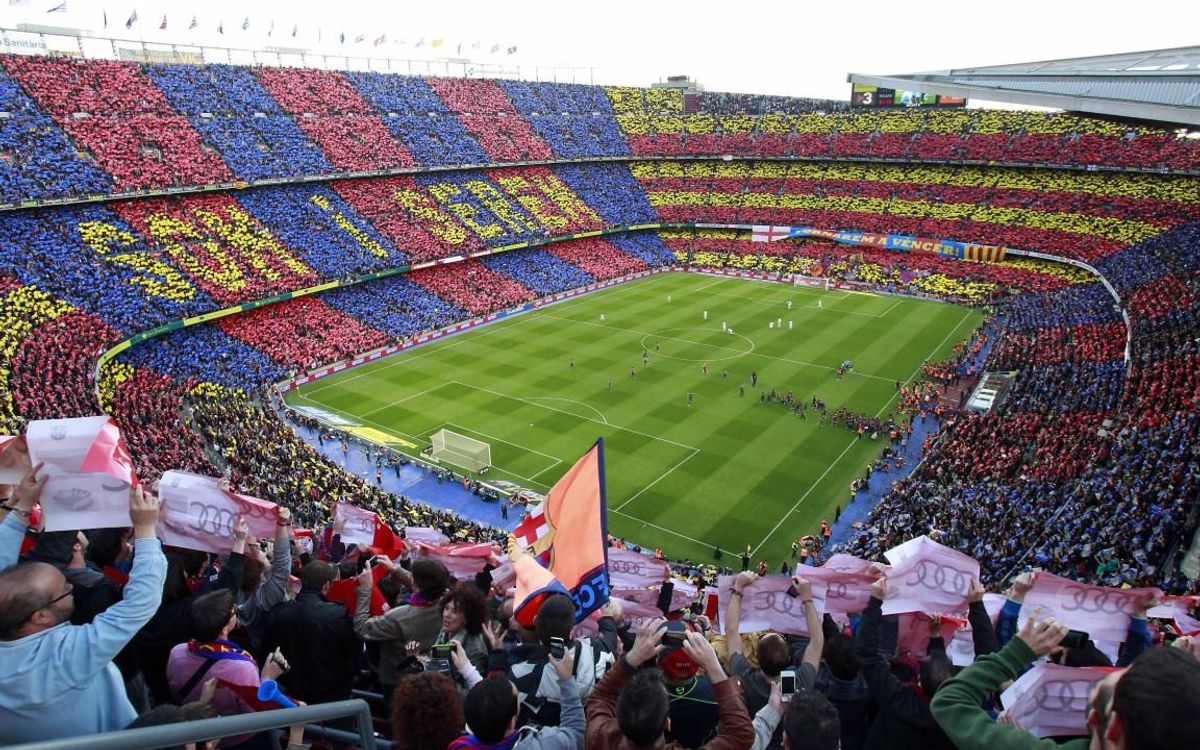 El Camp Nou. | Foto: Noelia Déniz