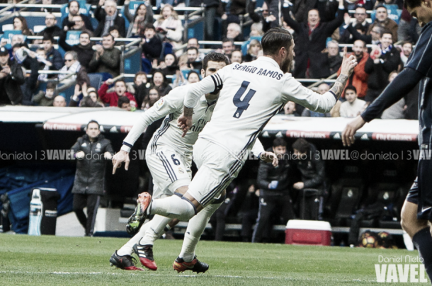 Sergio Ramos acumula seis dianas en Liga/ FOTOGRAFÍA: Daniel Nieto (VAVEL)