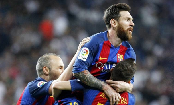 Messi fue el mejor de los suyos en el Bernabéu/ FOTOGRAFÍA: FC Barcelona