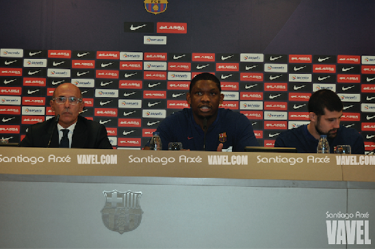 Kevin Séraphin confía mucho en el proyecto del FC Barcelona. | Fotografía: Santiago Arxé Carbona (VAVEL España)
