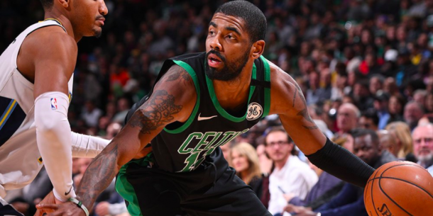 Irving en uno de los lances del encuentro | Foto: Boston Celtics
