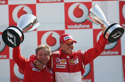 Jean Todt durante su época en Ferrari (Getty Images)