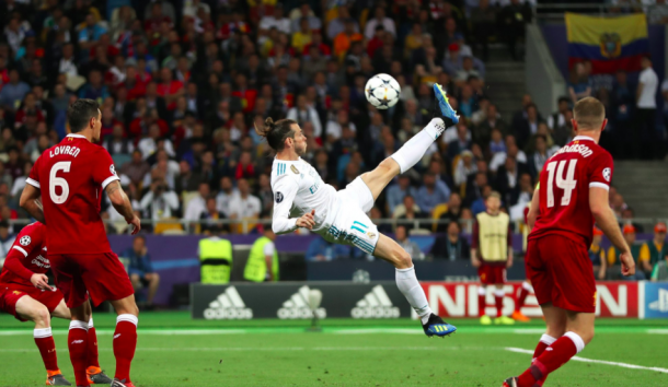 El golazo de Bale que pasará a la historia. Foto: UEFA.com