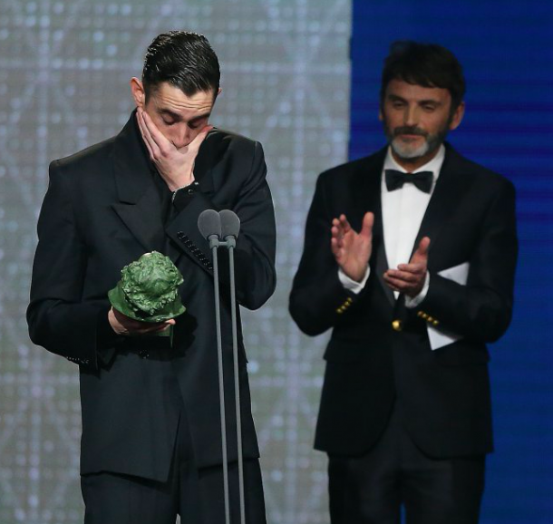 Enric Auquer Premio Goya mejor actor revelación. Fuente: Academia de cine 