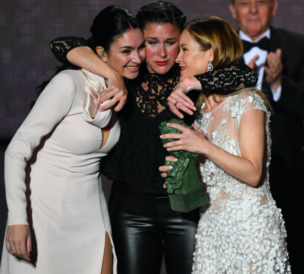 Celia Flores, Tamara y María Estévez.Fuente: Academia de cine