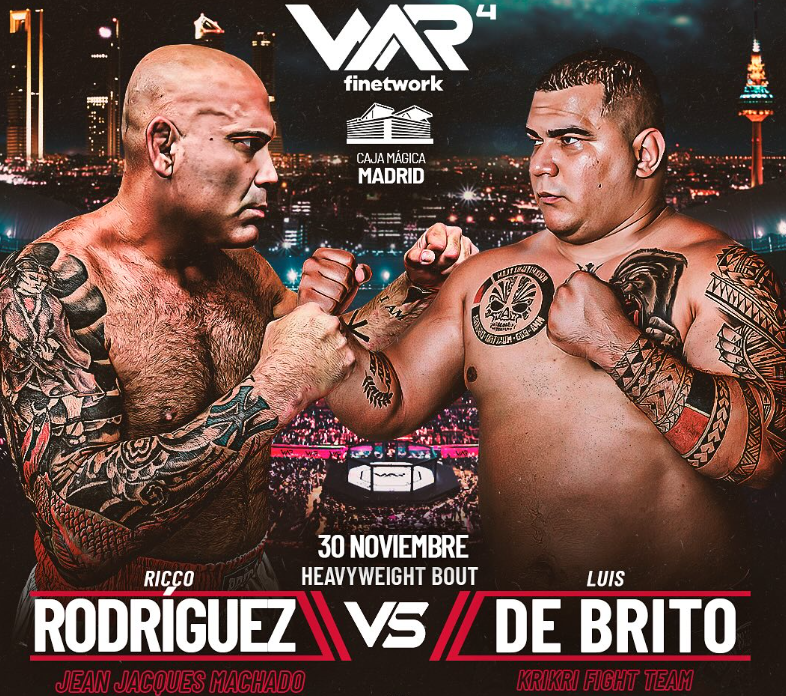 Ufc Ricco Rodriguez WAR IV: el evento de los hermanos Climent con Hecher Sosa como estrella ...