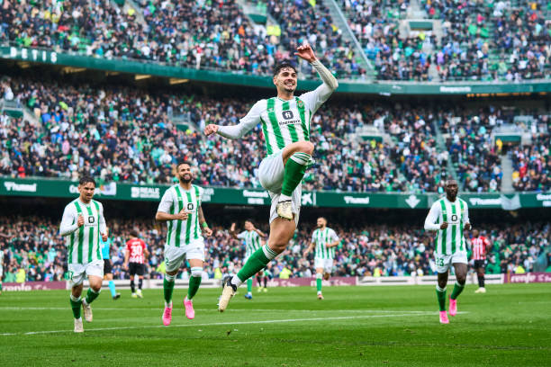 Cardoso celebra su gol ante el Athletic Club / / Foto: Getty Images.