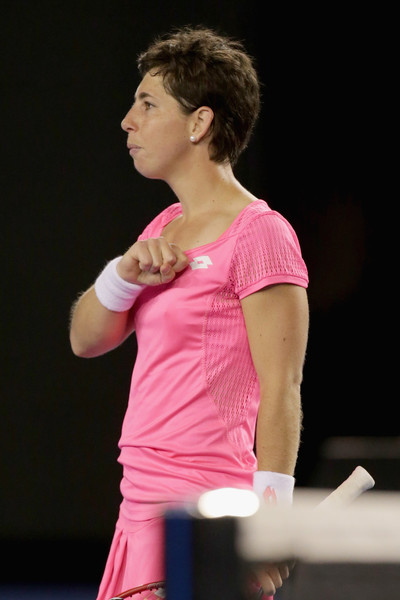 Carla Suarez Navarro at the 2016 Australian Open. Photo: Darrian Traynor/Getty Images