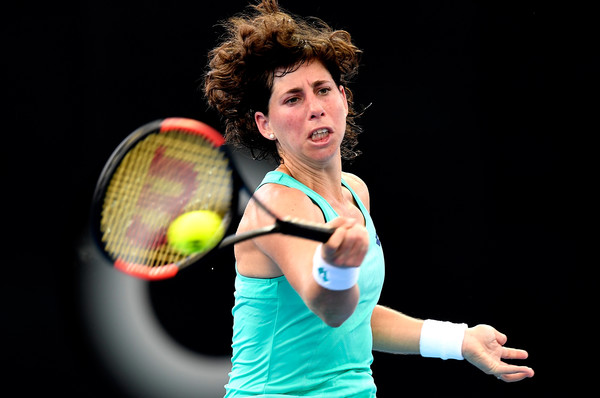 Carla Suarez Navarro fell in the first round of the Brisbane International this week | Photo: Bradley Kanaris/Getty Images AsiaPac