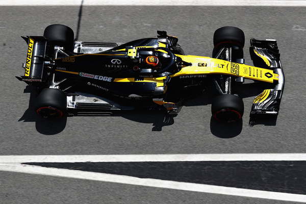 El Renault de Sainz durante el GP de España. Fuente: Getty Images