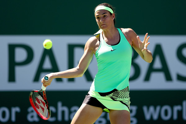 Caroline Garcia had a run to the fourth round of the BNP Paribas Open, falling to Svetlana Kuznetsova | Photo: Matthew Stockman/Getty Images North America