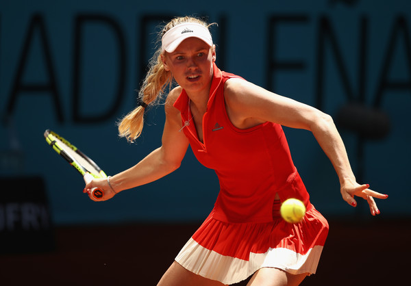 Caroline Wozniacki in action | Photo: Julian Finney/Getty Images Europe