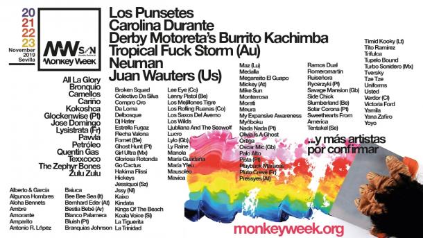 Primer avance del cartel de Monkey Week | Fuente: Web Oficial