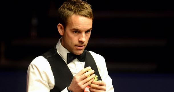 Ali Carter will be hoping the 'Crucible Curse' strikes again. Photo: Sky Sports