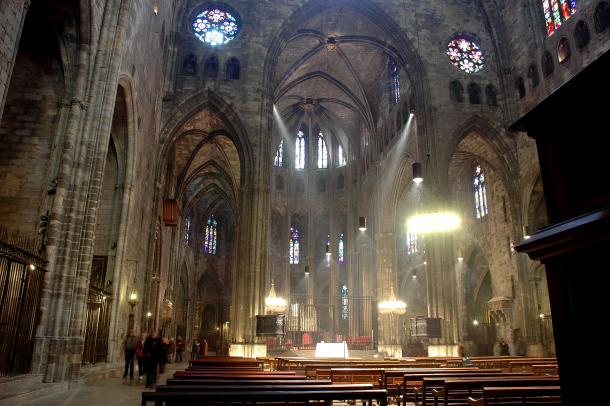 Catedral de Gerona. Fuente: wikicommons