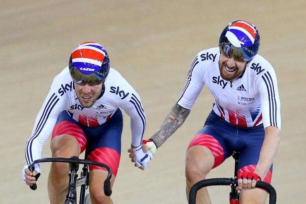 Cavendish y Wiggins en Londres 2012. Foto: www.juegos-olimpicos.com