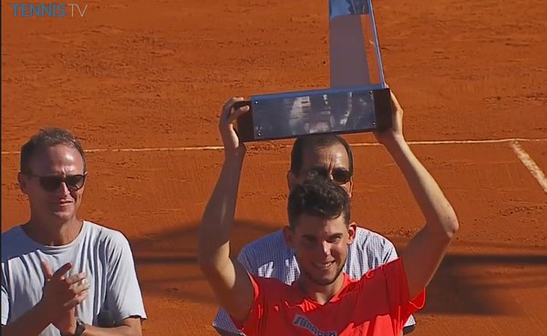 Dominic Thiem campeón del Argentina Open: Foto: Tennis Tv.