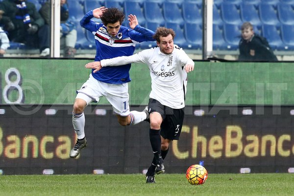 Diamanti en el último partido ante la Sampdoria | Foto: Atalanta BC