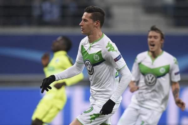 Draxler opens the scoring. Image source: kicker